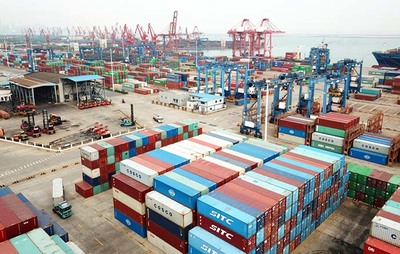 一季度貨物貿(mào)易進(jìn)出口總值6.57萬億元(組圖)